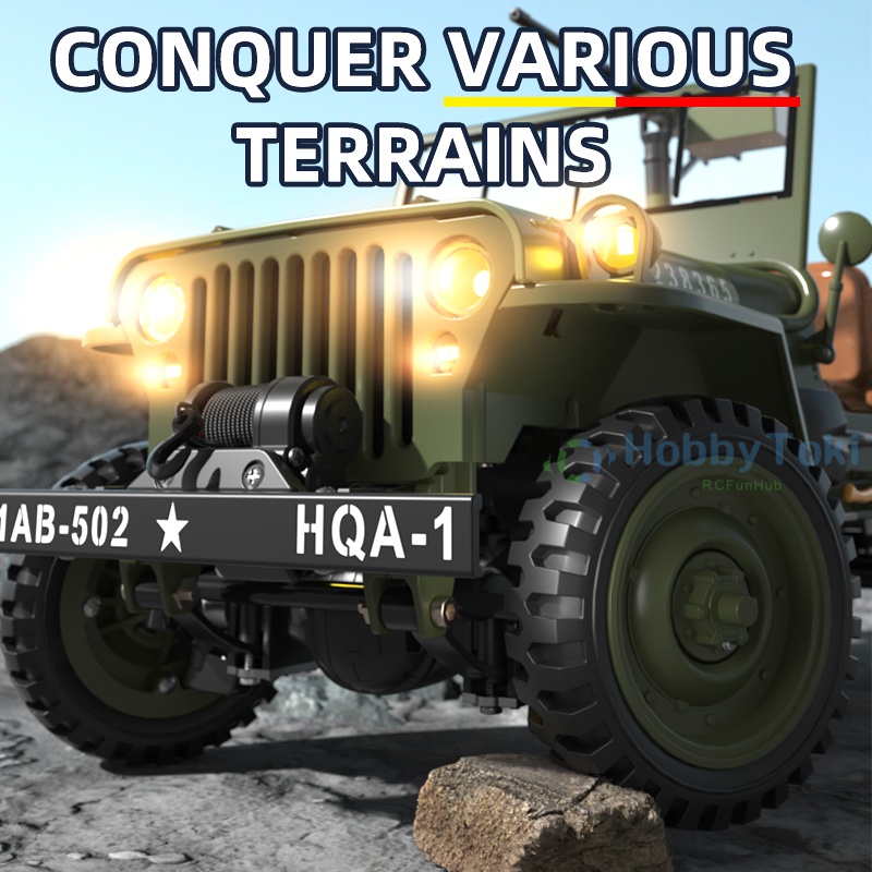 1/14 الولايات المتحدة 2.4 جرام - مراجعة Rc Jeep Hobby وسعره